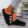 Halloween Comfortable Home Skull Cotton Slippers