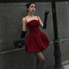 Women's Fashion Party Solid Color Dress