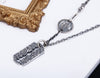 S925 Sterling Silver Morgan Blade Necklace