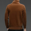 Plush Knitted Sweater Autumn And Winter Leisure Temperament Boy's Undershirt Top Thick Warm Sweater