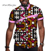 African Men Clothing Printed Short Sleeve Top T Shirt