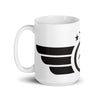 White glossy mug