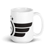 White glossy mug