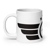 White glossy mug