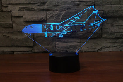 Beautiful Boeing 787 Dreamliner Designed 3D Lamp