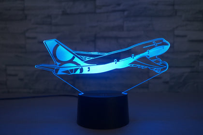 Boeing 747-8 Designed 3D Lamp