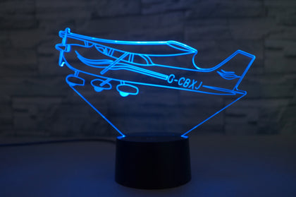 Beautiful Cessna Skyhawk Designed 3D Lamp