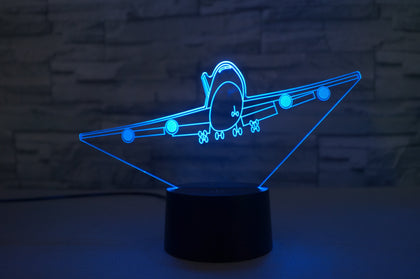 Landing Boeing 747 Designed 3D Lamp