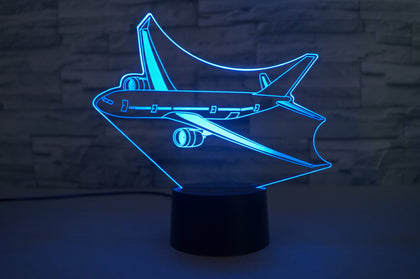 Cruising Airbus A330 Designed 3D Lamp