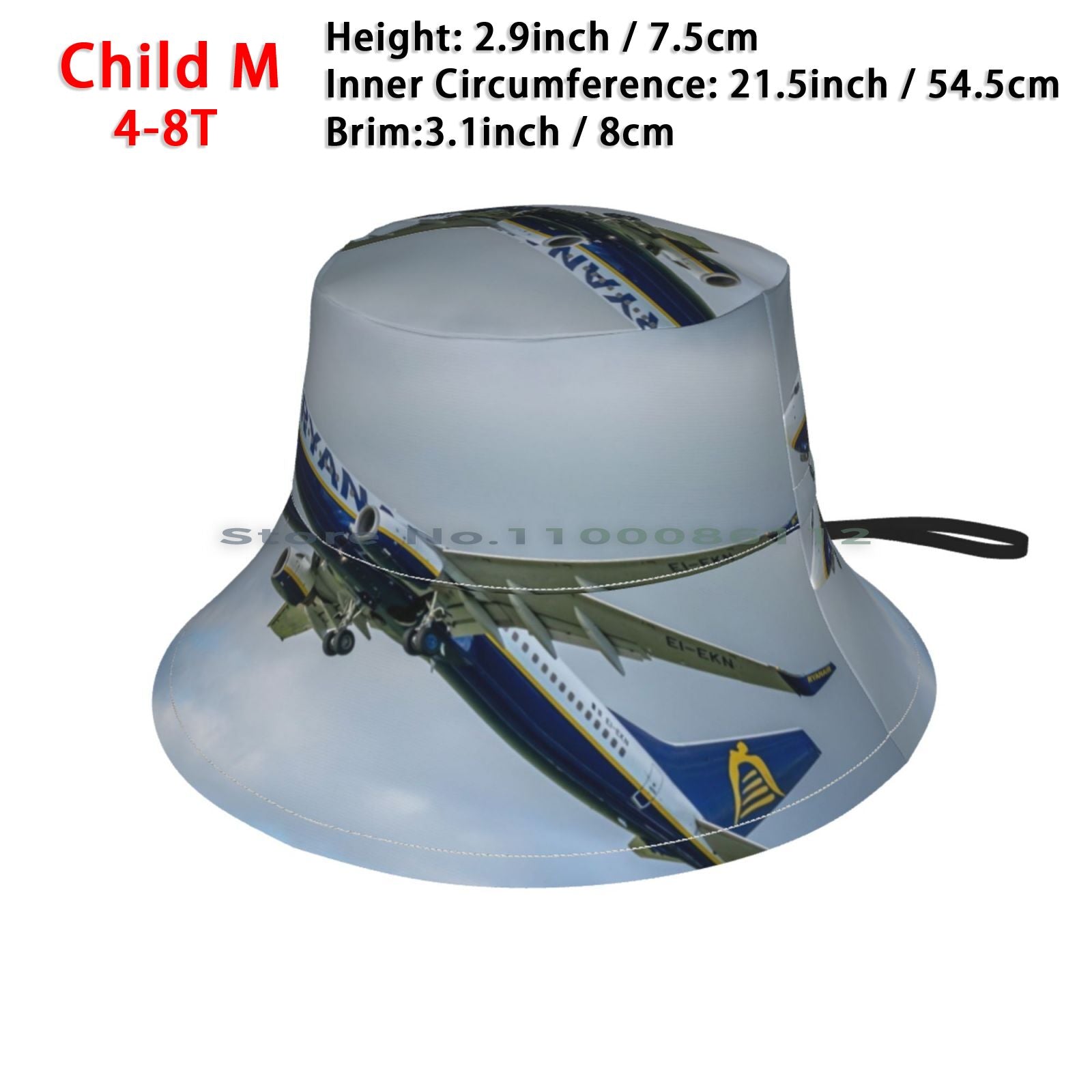 Navy blue Cowboys NRL Kids Bucket Hat