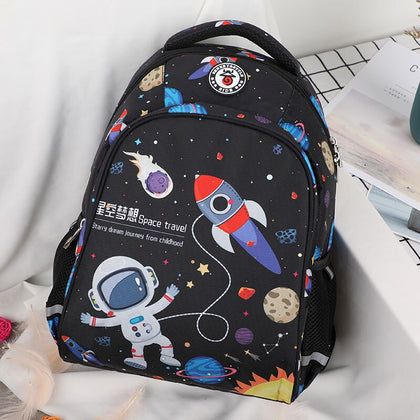 Children's Backpack Primary School Bag Aviation Rocket Protection Boys Girls Breathable Waterproof Backpack Kids Bag