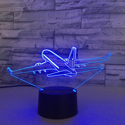 Cruising Boeing 737 Designed 3D Lamp