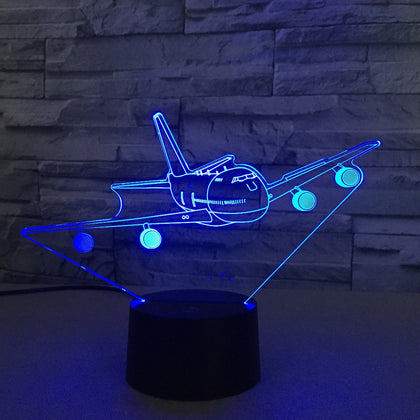 Boeing 747 Classic from Front Designed 3D Lamp