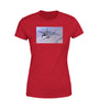 Fighting Falcon F35 Captured in the Air Designed Women T-Shirts