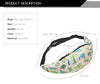 Cactus and Flowers Designed Waist Bag & Pack