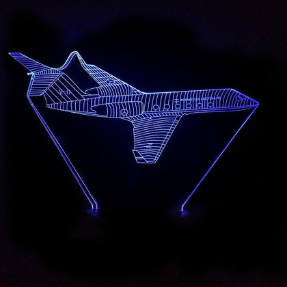 Cruising Jet Designed 3D Night Lamp